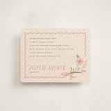 "little bud" - Baby Shower Insert Cards in Garden by letterfix - Front