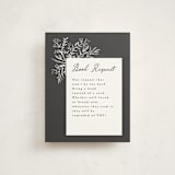 "Story time" - Baby Shower Insert Cards in Graphite by Maja Cunningham - Front