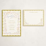 "Veggie Patch" - Baby Shower Insert Cards in Olive by Natalie Rae - With Invitation
