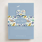 "Floral Moon" - Baby Shower Insert Cards in Moon Flower by Alethea and Ruth - With Bellyband