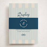 "Mariniere" - Baby Shower Insert Cards in Marina by Olivia Raufman - With Bellyband