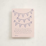 "Baby Garland" - Baby Shower Insert Cards in Cupcake by Ashley Iwafuchi - Front