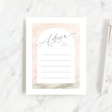 "Abstracted Arch" - Baby Shower Insert Cards in Spring by Carolyn MacLaren - Front