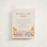 "pastel pumpkins" - Baby Shower Insert Cards in Pudding by Cass Loh - Front