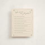 "Perfect Matcha" - Baby Shower Insert Cards in Matcha by Ani Somi - Front