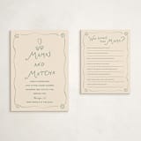 "Perfect Matcha" - Baby Shower Insert Cards in Matcha by Ani Somi - With Invitation