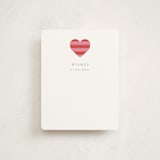 "Striped Baby Buggy" - Baby Shower Insert Cards in Rose by mo kelley - Front
