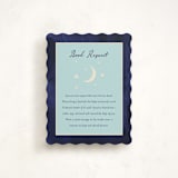"Midnight Stars" - Baby Shower Insert Cards in Midnight by Ilene Guy - Front
