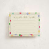 "Colorful Baby Sprinkle" - Baby Shower Insert Cards in Color Pop by Stephanie Heinrich Godbout - Front