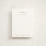 "Baby Duck" - Baby Shower Insert Cards in Hydrangea by Tamara Hilje - Front