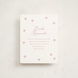 "Little Sweetheart" - Baby Shower Insert Cards in Strawberry by Angela Garrick - Front