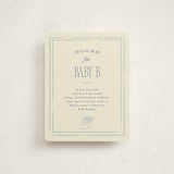 "Beach Babe" - Baby Shower Insert Cards in Ocean by Robert and Stella - Front
