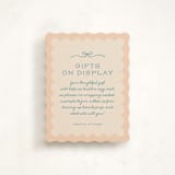 "Nesting Toolbox" - Baby Shower Insert Cards in Peachy by Leia Matt - Front