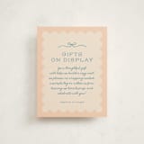 "Nesting Toolbox" - Baby Shower Insert Cards in Peachy by Leia Matt - Front