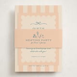 "Nesting Toolbox" - Baby Shower Insert Cards in Peachy by Leia Matt - With Bellyband