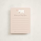 "bananella" - Baby Shower Insert Cards in Taupe by chocomocacino - Front