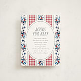 "Pattern Mix" - Baby Shower Insert Cards in Tomato by Emily Sabol Goss - Front