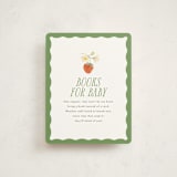 "So Berry Sweet" - Baby Shower Insert Cards in Strawberry by Itsy Belle Studio - Front
