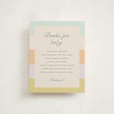 "Striped" - Baby Shower Insert Cards in Wildflower by Pixel and Hank - Front
