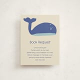 "Whale Hello" - Baby Shower Insert Cards in Sea by Harriet Richter - Front