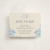 "Sweet Swan" - Baby Shower Insert Cards in Bluebell by Pati Cascino - Front