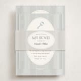 "boujee" - Baby Shower Insert Cards in Blueberry by Benita Crandall - With Bellyband