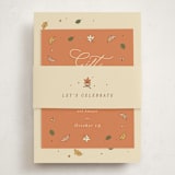 "Sweet Autumn" - Baby Shower Insert Cards in Pie by letterfix - With Bellyband