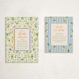 "Petit Lemon" - Baby Shower Insert Cards in Cinque Terre by Jackie Crawford - With Invitation
