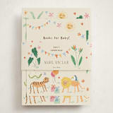 "A Little Wild One Baby Shower" - Baby Shower Insert Cards in Linen by Celine Nguyen - With Bellyband