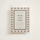 "Bebe Bistro" - Baby Shower Insert Cards in Blush by Sierra Lee - Front