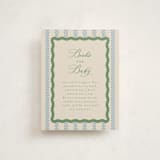 "wavy stripe" - Baby Shower Insert Cards in Forest by Jen Owens - Front