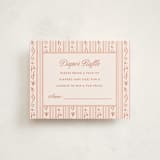 "Watercolor Stork Baby Shower Invitation" - Baby Shower Insert Cards in Blush by Kaylee Morgan - Front