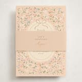 "New blooms" - Baby Shower Insert Cards in Ballet Slipper by Jennifer Wick - With Bellyband