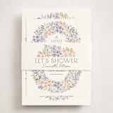 "garden path" - Baby Shower Insert Cards in Meadow by Karidy Walker - With Bellyband