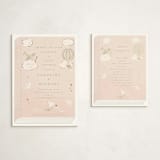 "Our Journey" - Baby Shower Insert Cards in Blush by Jennifer Holbrook - With Invitation