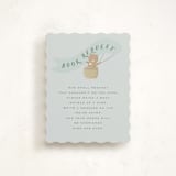 "Little Explorer" - Baby Shower Insert Cards in Powder by Hannah Williams - Front