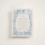 "Baby Frame" - Baby Shower Insert Cards in Frost by Petra Kern - Front