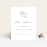 "Parisian Garden" - Baby Shower Insert Cards in Sky by Kristen Smith - Front