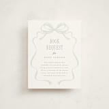 "Storybook Geese" - Baby Shower Insert Cards in Mint by Everett Paper Goods - Front