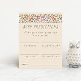 "Wildflowers" - Baby Shower Insert Cards in Confetti by 2birdstone - Front
