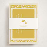 "Sunshine" - Baby Shower Insert Cards in Sunshine by Sierra Lee - With Bellyband