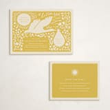 "Sunshine" - Baby Shower Insert Cards in Sunshine by Sierra Lee - With Invitation