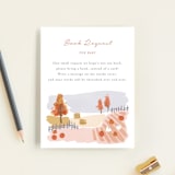 "autumn countryside" - Baby Shower Insert Cards in Candy by Rebecca Durflinger - Front