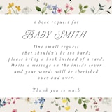 "belle" - Baby Shower Insert Cards in Meadow by Petra Kern - Close up