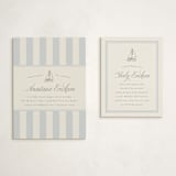 "On Board" - Baby Shower Insert Cards in Sailor by Stephanie Hawkes - With Invitation