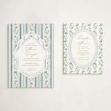 "Wildflower Ribbon" - Baby Shower Insert Cards in Cotswolds by Jackie Crawford - With Invitation