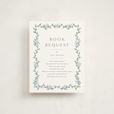 "Simple Garland" - Baby Shower Insert Cards in Sky by Christy Hy Lee - Front