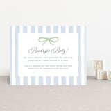 "Celina" - Baby Shower Insert Cards in Mint by Pati Cascino - Front