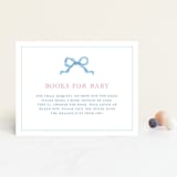 "bunny crest" - Baby Shower Insert Cards in Cotton Candy by Cass Loh - Front