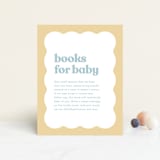 "It's An Event" - Baby Shower Insert Cards in Ocean by Robert and Stella - Front